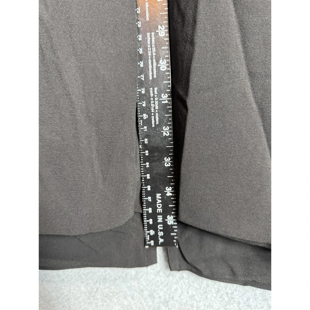 Romeo Juliet Couture Jacket Womens Large Black Long Open Front Drape Lightweight